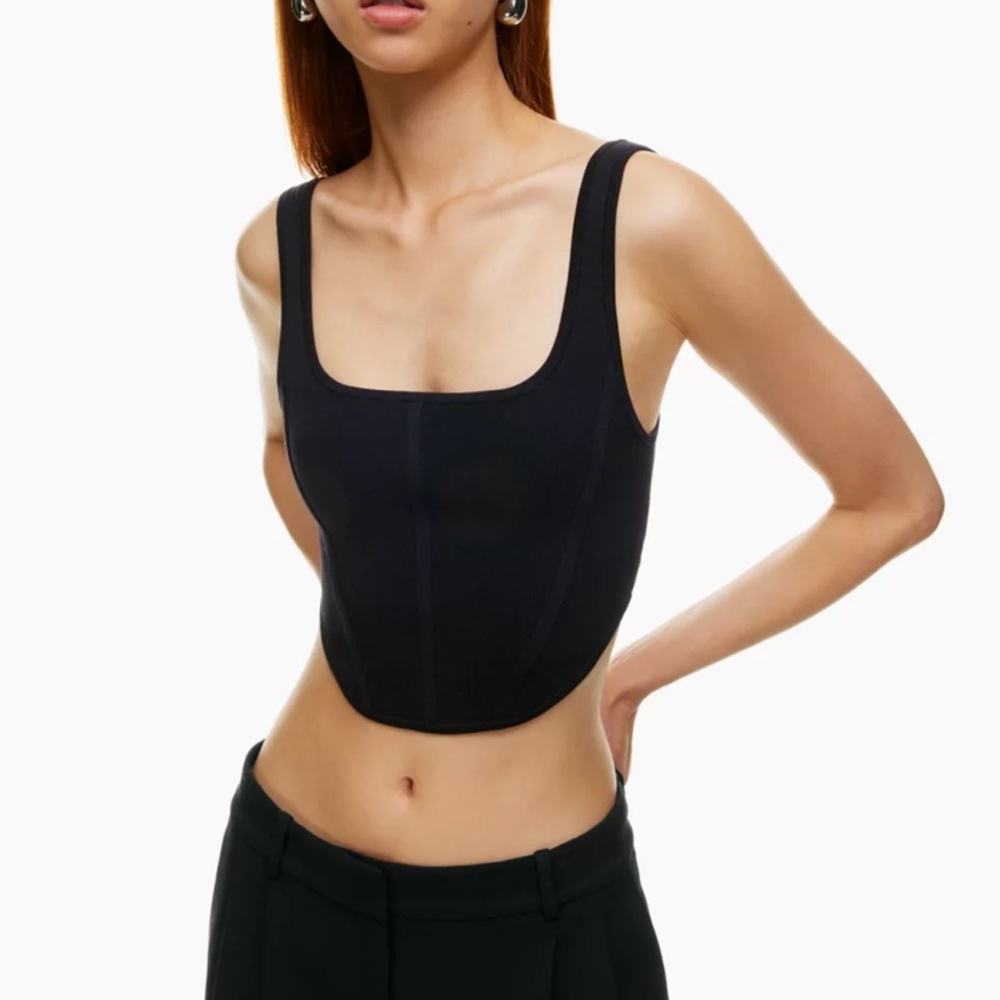 Sculpt Knit Bustier Tank